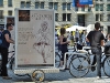 Fahrradwerbung auf dem Pariser Platz